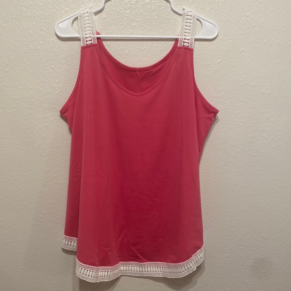 SHEIN curve cute pink top
